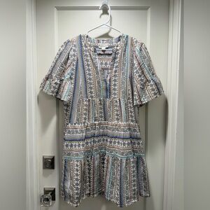 Love Riche Multicolor Striped Midi Dress